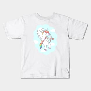 Unicorn Valentine Kids T-Shirt